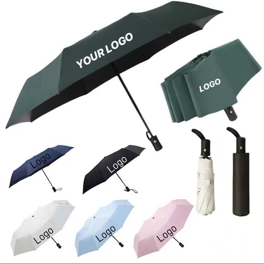Windproof Compact Automatic Anti-UV Umbrella