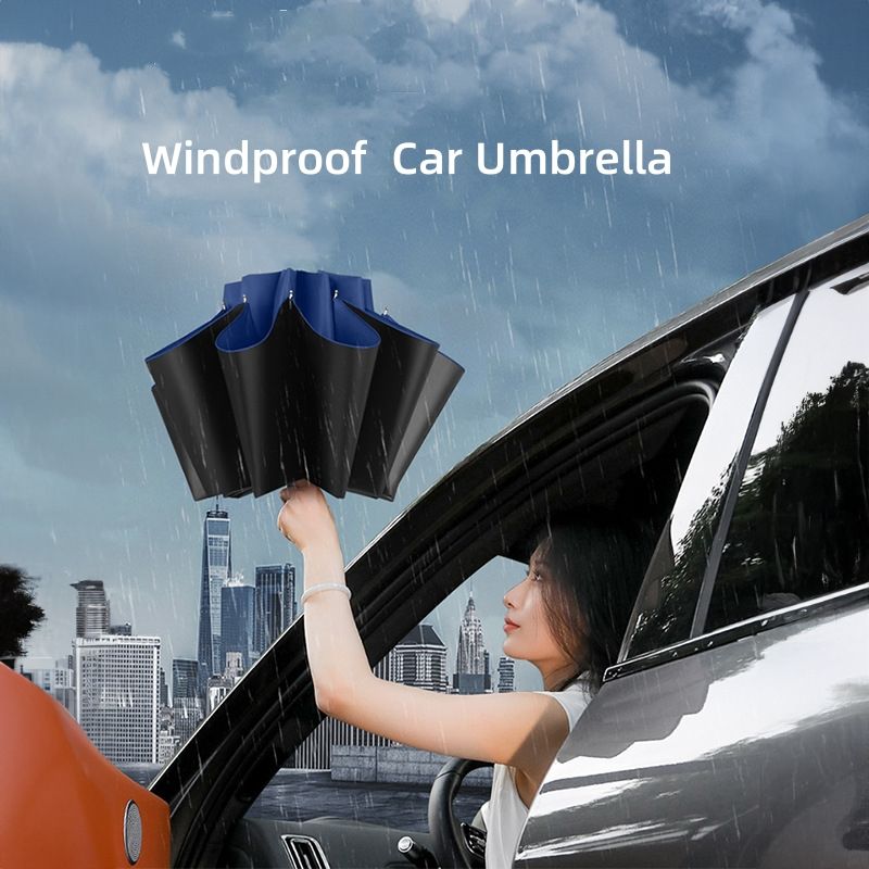 10 Ribs Manual 3-Fold Business Umbrella