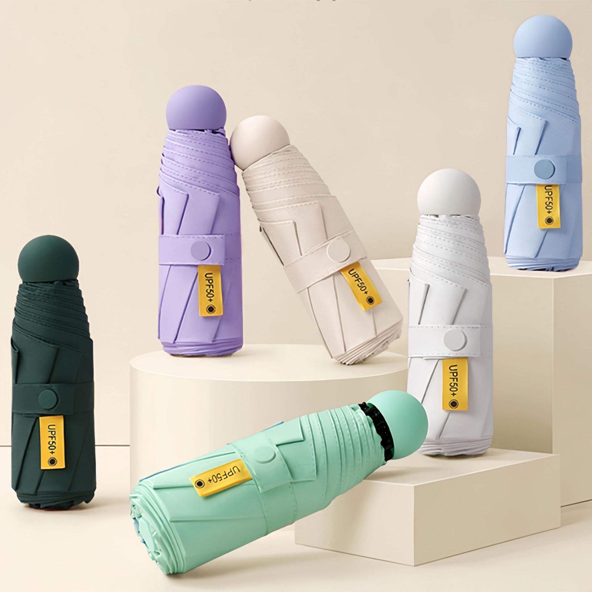 Wholesale Mini 5 Fold Pocket Umbrella